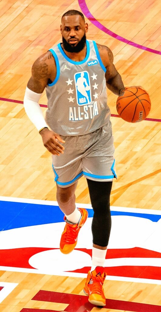LeBron James during all star game